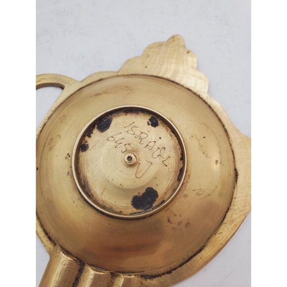 Vintage Brass teapot Ashtray - VTG small brass Ashtray Teapot shape . - Picture 6 of 10